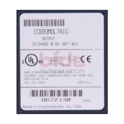 Allen Bradley IC693MDL741G Ausgangsmodul Output module