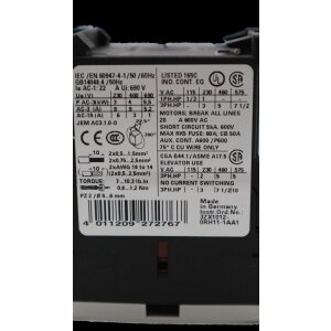 Siemens 3RT1016-1JB41 Schütz contactor