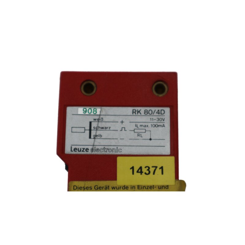 Leuze RK 80/4 D 11-30V Reflexionslichtschranke Reflex light barrier / photoelectric barrier