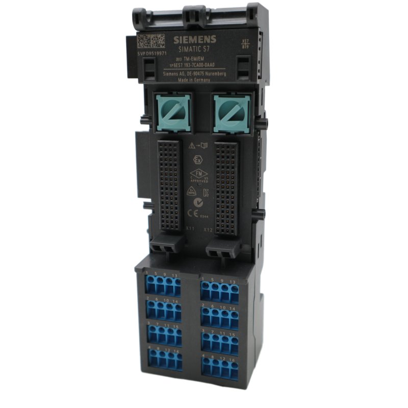 Siemens Simatic S7 6ES7 193-7CA00-0AA0 Terminalmodul f&uuml;r zwei Elektronikmodule Terminal module for two electronics modules