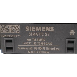 Siemens Simatic S7 6ES7 193-7CA00-0AA0 Terminalmodul...