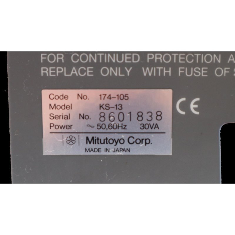Mitutoyo KS-13 Linearer Skala Z&auml;hler Linear Scale Counter Anzeige Display