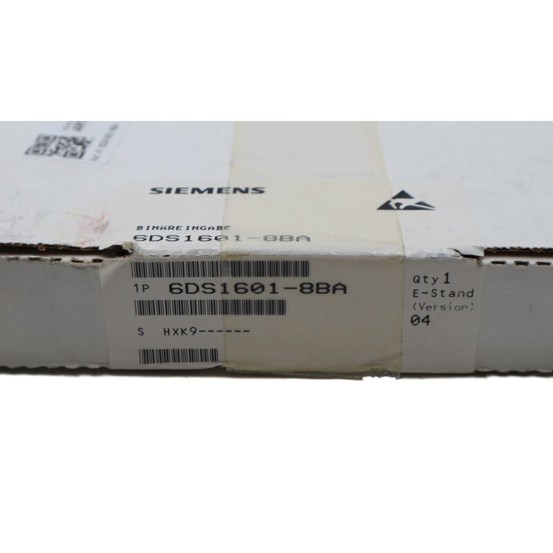 Siemens 6DS1601-8BA Bin&auml;reingabe Bin&auml;re Eingabe Binary input module