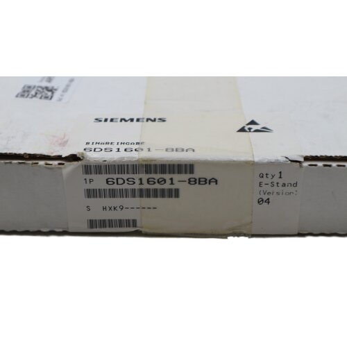 Siemens 6DS1601-8BA Bin&auml;reingabe Bin&auml;re Eingabe Binary input module