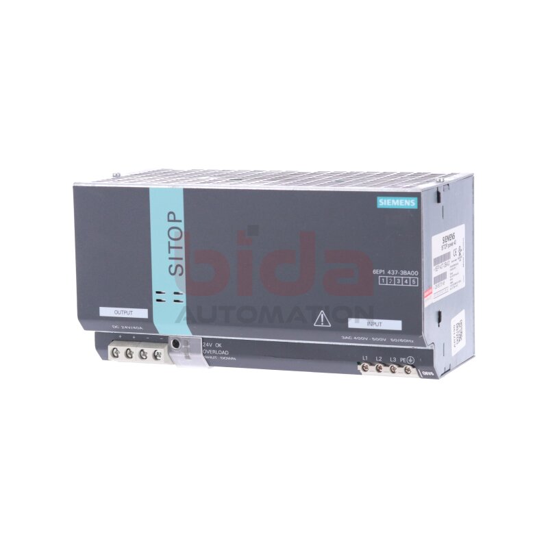 Siemens SITOP 6EP1437-3BA00 Geregelte Stromversorgung Stabilized power supply
