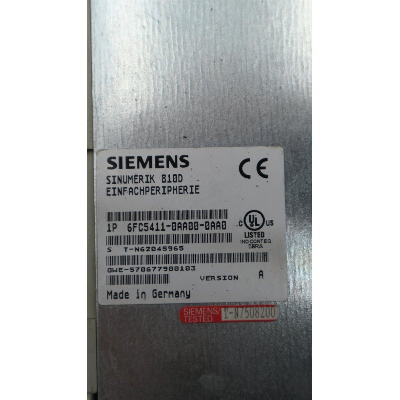 Siemens Sinumerink 810D 6FC5411-0AA00-0AA0 Einfach Peripheriemodul Single peripheral module