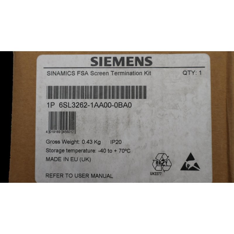 Siemens Sinamics 6SL3262-1AA00-0BA0 Schirmanschlusssatz Anschlusssatz Shield connection kit Termination kit