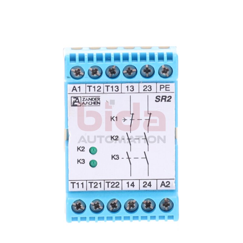 Zander Aachen SR2 472132 Sicherheits Not Aus Relais Safety emergency shutdown relay