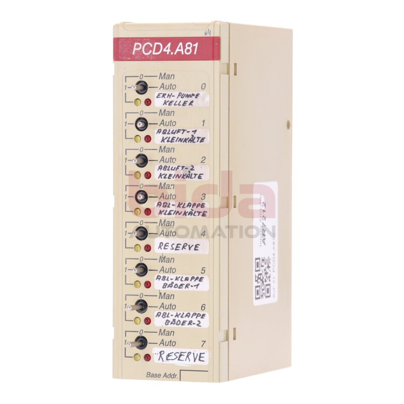 SAIA PCD4.A810 Digitales Ausgangsmodul Digital output module