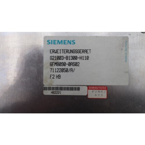 Siemens 6FM8090-0AS02 Erweiterungsger&auml;t Relay module