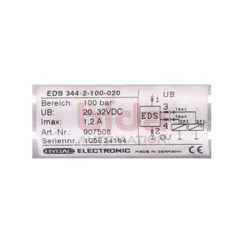 HYDAC / Beringer EDS300 EDS 344-2-100-020 Druckschalter mit Digitalanzeige Pressure switch with digital display