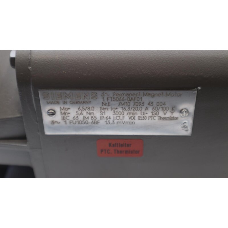 Siemens 1FT5066-0AF01 Permanent Magnet Motor Permanent magnet motor