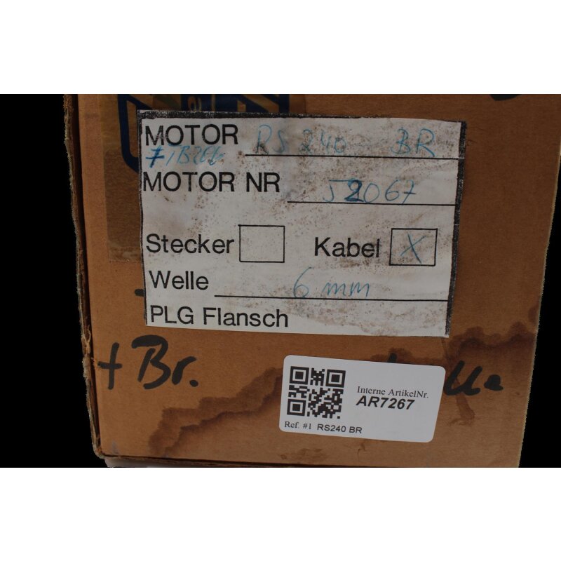 Alsthom RS240 BR Gleichstrommotor Direct current motor