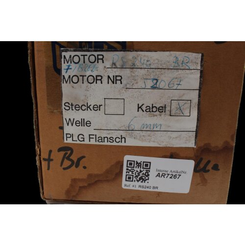 Alsthom RS240 BR Gleichstrommotor Direct current motor