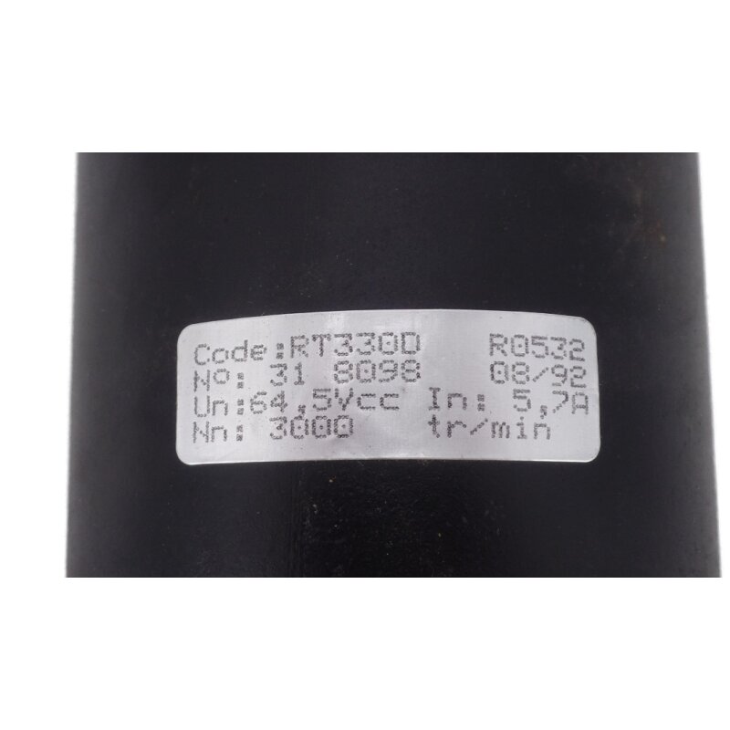 Alsthom / BBC RT330D R0532 Servomotor Motor TBN206 3000tr/min ABB