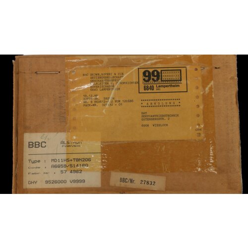 BBC MD11HS + TBN206 Servomotor Servo motor