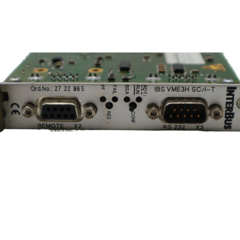 Phoenix Contact 2722865 IBS VME3H SC/I-T Anschaltbaugruppe Termination board