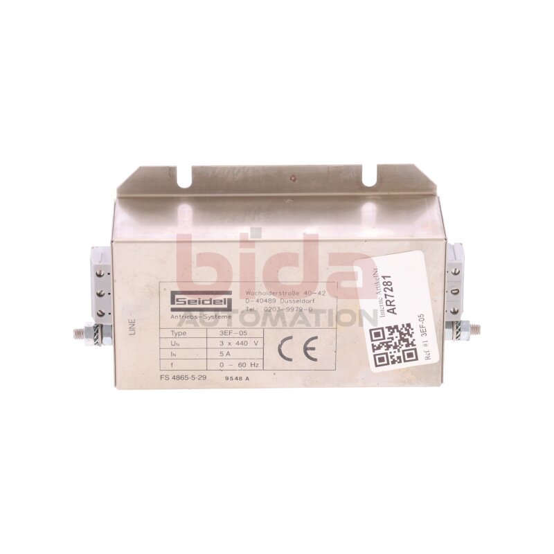 Seidel 3EF-05 Netzfilter Line / mains filter