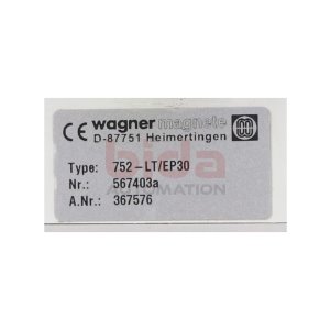 Wagner Magnete 752-LT/EP30 Umpolsteuergerät Power...
