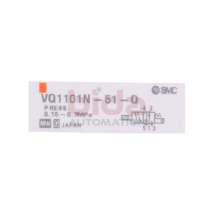 SMC VQ1101N-51-Q Elektromagnetventil / Solenoid valve