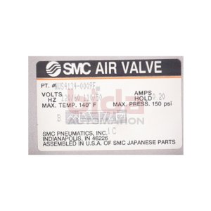 SMC NVS4134-0009F Elektromagnetventil Solenoid valve