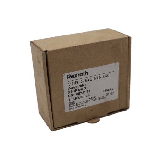 Rexroth 3842515345 Vereinzeler Stop Gate Typ VE2/D-20