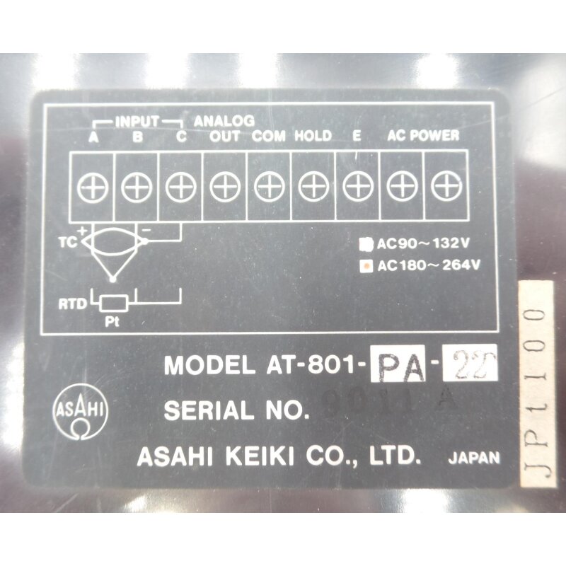 Asahi Keiki AT-801-PA-220 Digital Panel Process meter
