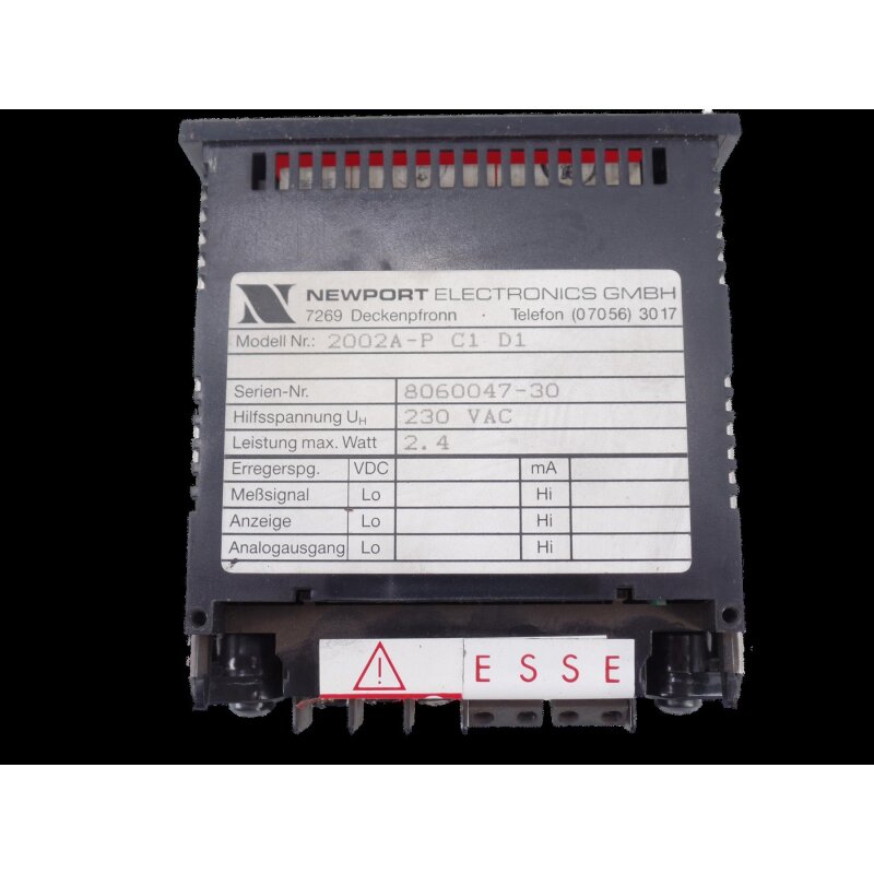 Newport 2002A-P Digital Panel Process meter