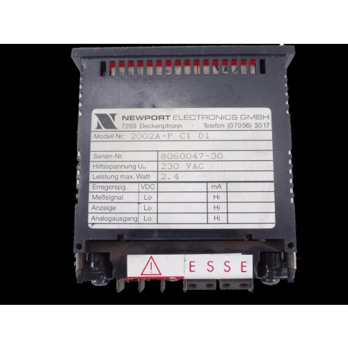 Newport 2002A-P Digital Panel Process meter