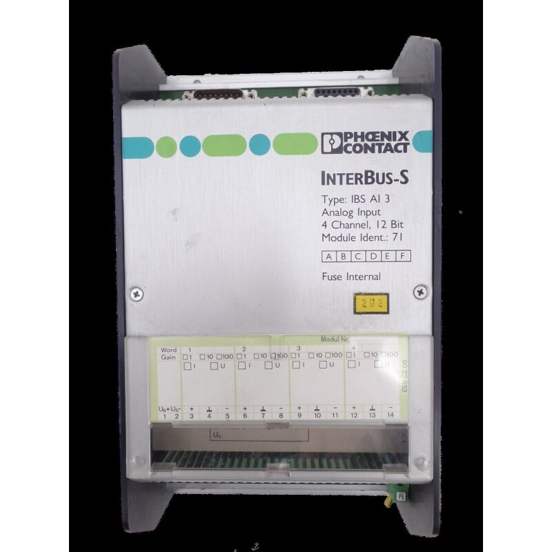 Phoenix Contact IBS AI 3 INTERBUS-S analog input Module-ID 71
