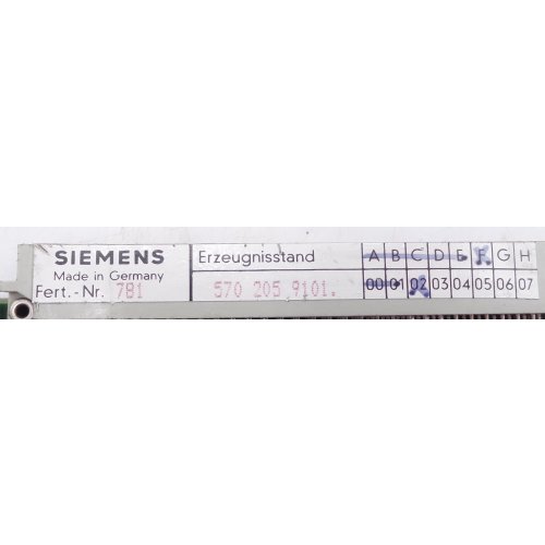 Siemens GE.570 205.0002.02 Platine Schaltkarte Module card