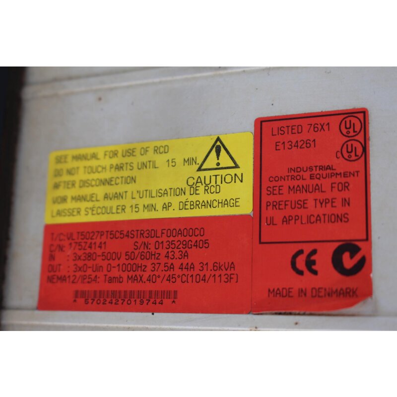 Danfoss VLT5027PT5C54STR3DLF00A00C0 Umrichter Inverter
