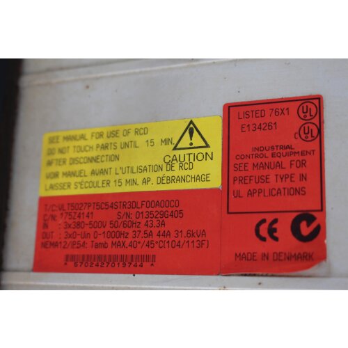 Danfoss VLT5027PT5C54STR3DLF00A00C0 Umrichter Inverter