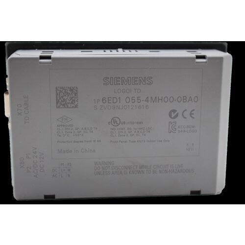 Siemens 6ED1055-4MH00-0BA1 Text Display Anzeigeger&auml;t Text display device
