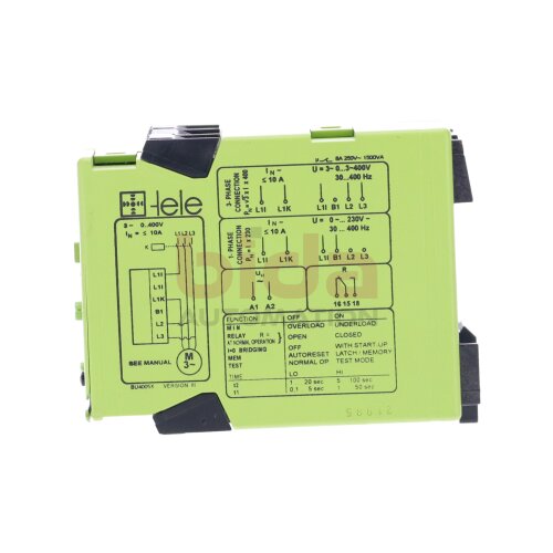 Tele 6500101 &Uuml;berwachungsrelais Monitoring relay Lastw&auml;chter Loadmonitor