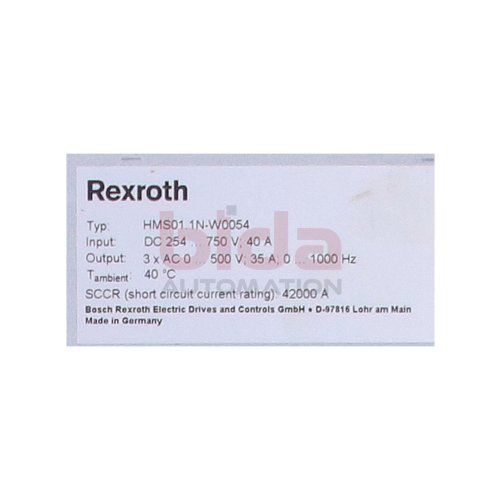 Rexroth HMS01.1N-W0054-A-07-NNNN Wechselrichter Inverter