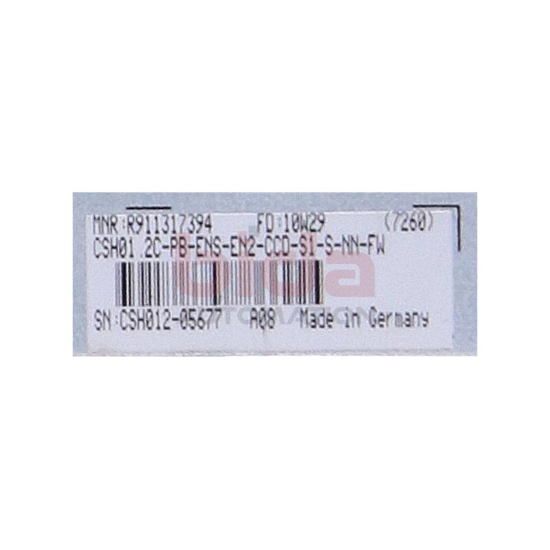 Bosch / Rexroth CSH01.2C-PB-ENS-EN2-CCD-S1-S-NN-FW Servo Control Unit