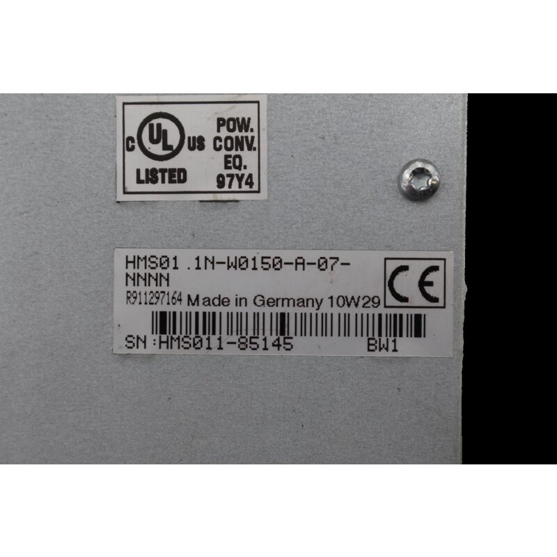 Rexroth HMS01.1N-W0150-A-07-NNNN Einzelachs Wechselrichter Inverter