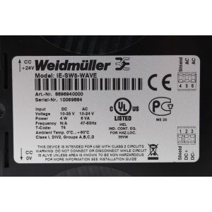 Weidmüller IE-SW5-WAVE Netzwerkswitch Schalter...