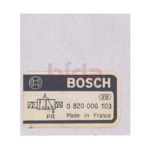 Bosch 0 820 006 103 Ventil Valve