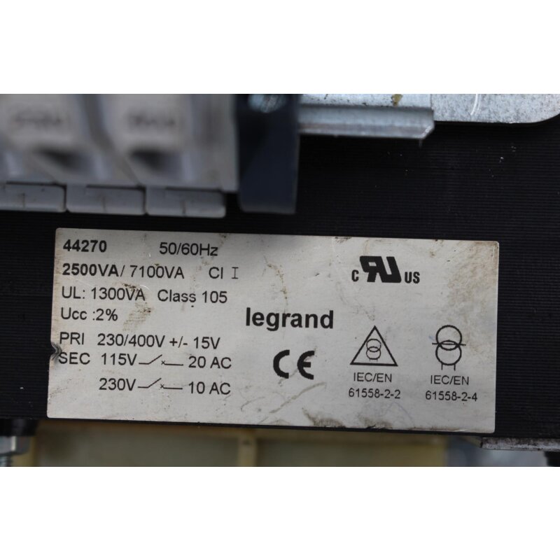 Legrand  LE 44270 Transformer Isolating Transformer 2500VA