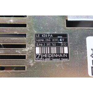 Heidenhain LE426PA IdNr. 286 839 49 Steuerung Controller...