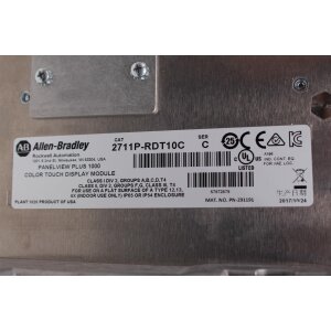 Allen Bradley 2711P-RDT10C C Panelview Plus 1000...