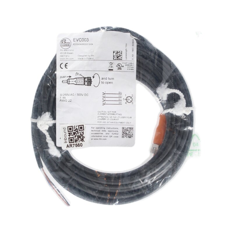 ifm EVC003 Anschlusskabel Connecting cable