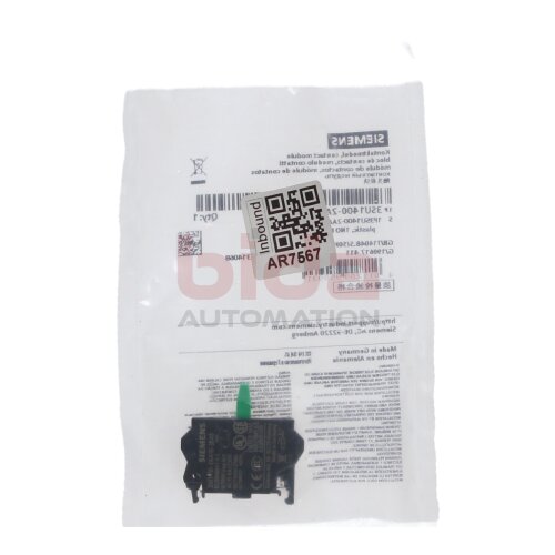 Siemens 3SU1400-2AA10-3BA0 Kontaktmodul Contact Module