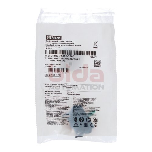 Siemens 3SU1400-2AA10-3BA0 Kontaktmodul Contact Module
