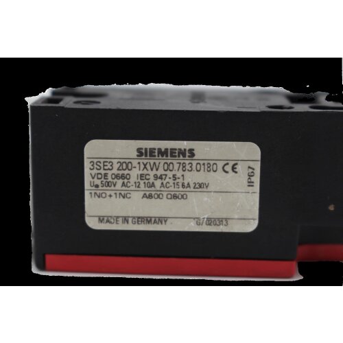 Siemens 3SE3 200-1XW 00.783.0180 Sicherheitspositionsschalter Positionsschalter position swtich