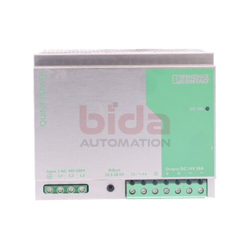 Phoenix Contact QUINT-PS-3x400-500AC/24DC/20 Power Supply Stromversorgung