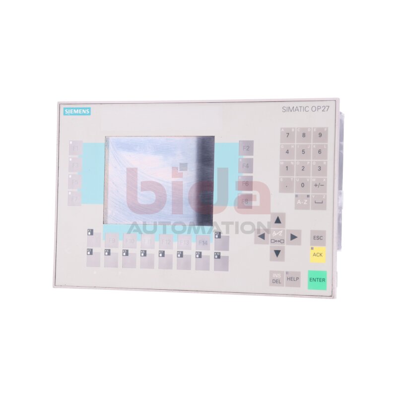 Siemens 6AV3627-1JK00-0AX0 / 6AV3 627-1JK00-0AX0 Operator panel Bedienger&auml;t Steuerung Mono OP27