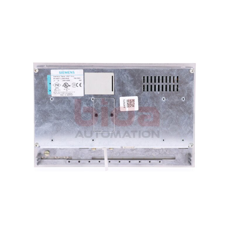 Siemens 6AV3627-1JK00-0AX0 / 6AV3 627-1JK00-0AX0 Operator panel Bedienger&auml;t Steuerung Mono OP27